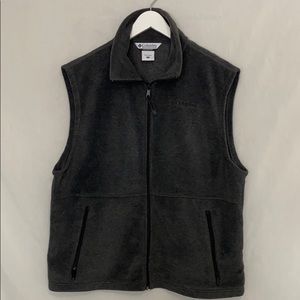 Men’s Grey Columbia Fleece Vest